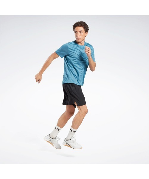 Reebok(リーボック)の「メランジT / MELANGE TEE(Tシャツ/カットソー・メンズ・ライトグリーン/クリアブルー/ヘザーチャコール・MEDIUM/SMALL/LARGE/XX-LARGE/X-LARGE/XXX-LARGE/X-SMALL)」の11枚目の写真