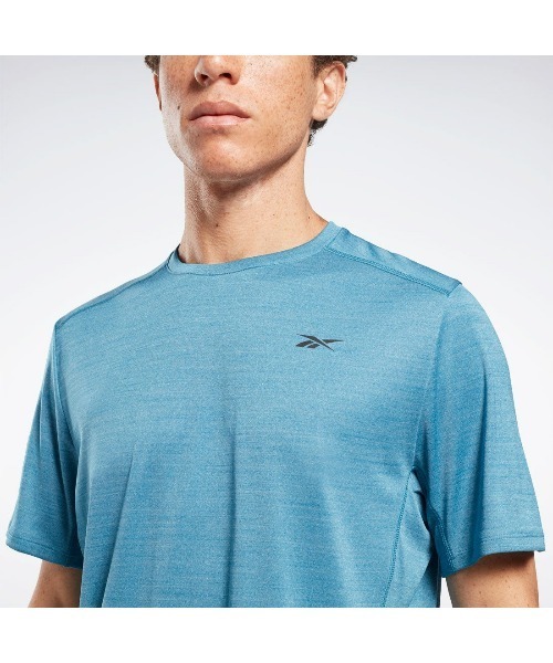 Reebok(リーボック)の「メランジT / MELANGE TEE(Tシャツ/カットソー・メンズ・ライトグリーン/クリアブルー/ヘザーチャコール・MEDIUM/SMALL/LARGE/XX-LARGE/X-LARGE/XXX-LARGE/X-SMALL)」の12枚目の写真