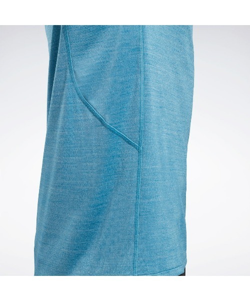 Reebok(リーボック)の「メランジT / MELANGE TEE(Tシャツ/カットソー・メンズ・ライトグリーン/クリアブルー/ヘザーチャコール・MEDIUM/SMALL/LARGE/XX-LARGE/X-LARGE/XXX-LARGE/X-SMALL)」の13枚目の写真