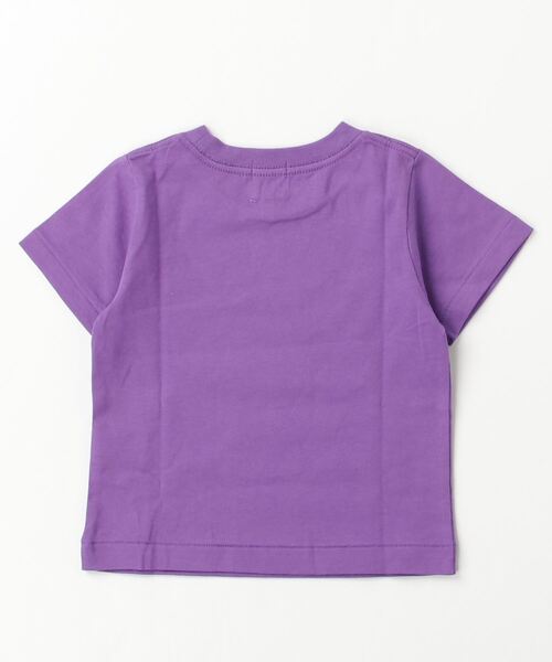 エイプKIDSカクテル紫フラミンゴ黄色80㎝TシャツA BATHING