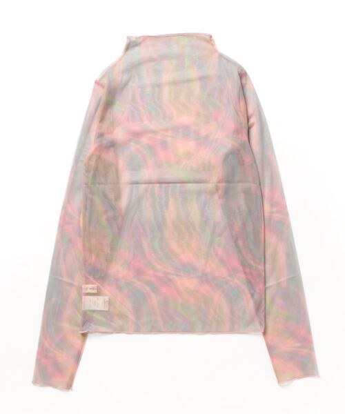 TINA：JOJUN（ティーナジョジュン）の「オリジナルプリント シアーカットソー TINA：JOJUN（Tシャツ/カットソー・レディース・レインボー・M）」の6枚目の写真