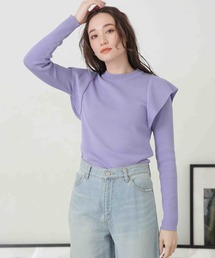 NANO universe | LB.04/ショルダー切り替えデザインニットトップス(ニット/セーター)