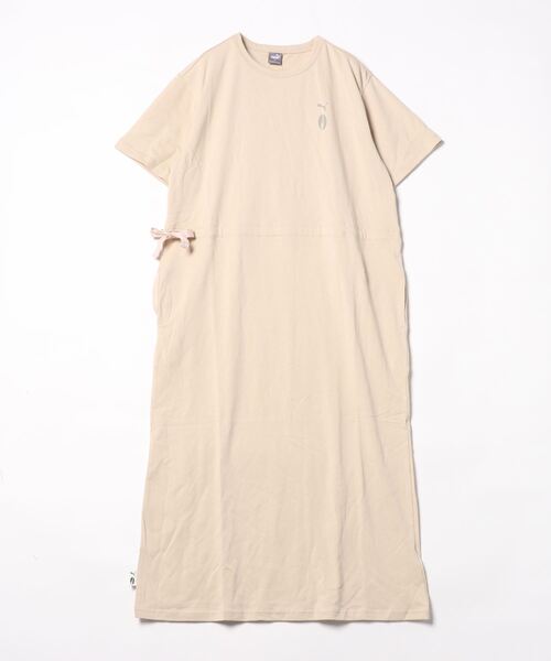 PUMA（プーマ）の「プーマ PUMA マキシドレス_ドローコード付ドレス（ワンピース・レディース・ブラウン/ベージュ/ブラック・XL/M/L/S）」の3枚目の写真