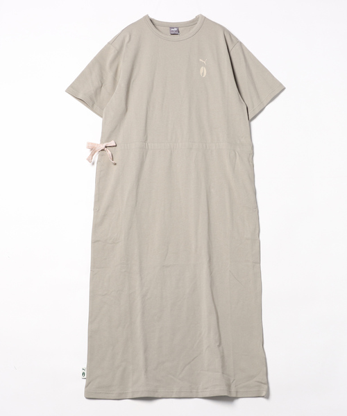 PUMA（プーマ）の「プーマ PUMA マキシドレス_ドローコード付ドレス（ワンピース・レディース・ブラウン/ベージュ/ブラック・XL/M/L/S）」の2枚目の写真