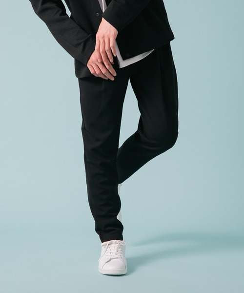 JEANS MATE(ジーンズメイト)の「ドライタッチ 吸水速乾 ストレッチ イージーケア ドライリップル タックイージーパンツ(その他パンツ・メンズ・ベージュ/ブラック/ネイビー・MEDIUM/X-LARGE/LARGE)」の9枚目の写真