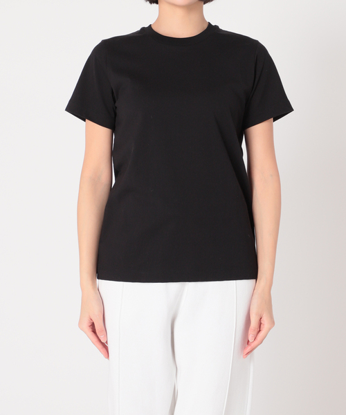 HARDY NOIR（アルディーノアール）の「超長綿別注天竺Tシャツ（Tシャツ/カットソー・レディース・ホワイト/ブラック・FREE）」の16枚目の写真