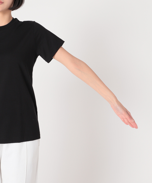 HARDY NOIR（アルディーノアール）の「超長綿別注天竺Tシャツ（Tシャツ/カットソー・レディース・ホワイト/ブラック・FREE）」の21枚目の写真