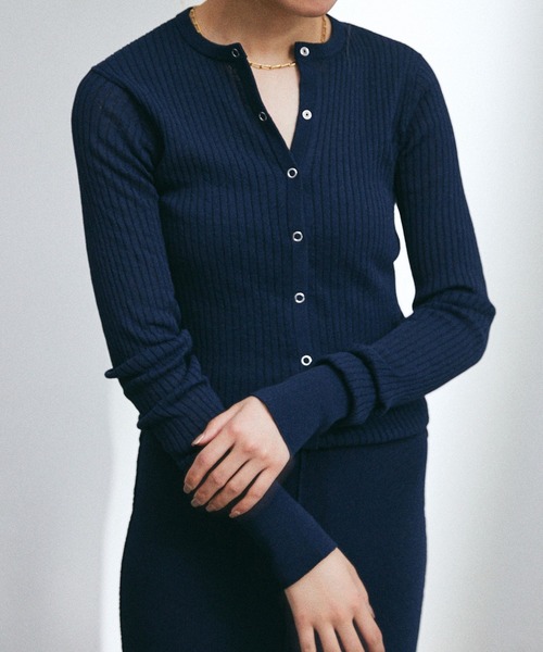 BABYLONE（バビロン）の「ウッシャブルリネンカーディガン