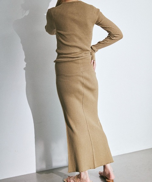 BABYLONE（バビロン）の「ウッシャブルリネンカーディガン