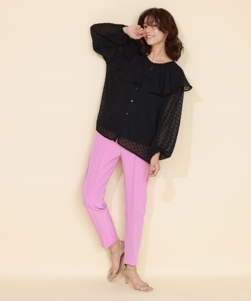 Pierrot(ピエロ)の「華奢ストラップサンダル(サンダル・レディース・ブルー/グレイッシュベージュ/ブラック・M/S/L/LL)」の15枚目の写真