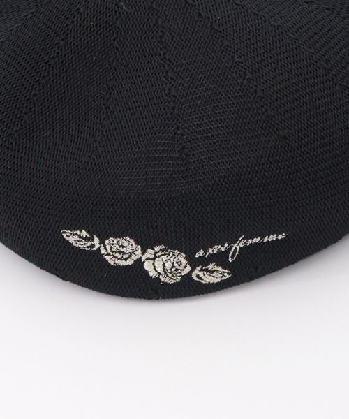 axes femme(アクシーズファム)の「ラメ刺繍入サーモベレー(ハンチング/ベレー帽・レディース・キナリ/ブラック/ピンク・FREE)」の16枚目の写真