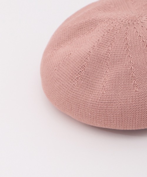 axes femme(アクシーズファム)の「ラメ刺繍入サーモベレー(ハンチング/ベレー帽・レディース・キナリ/ブラック/ピンク・FREE)」の22枚目の写真