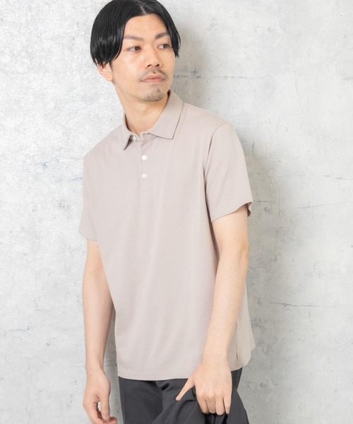 URBAN RESEARCH ROSSO MEN（アーバンリサーチロッソメン）の「『一部WEB限定カラー』『抗菌/防臭』『XLサイズあり』ハイパフォーマンスコットン天竺ポロシャツ（ポロシャツ・メンズ・ネイビー/グレー系その他/ホワイト/チャコールグレー/ブラック/カーキ/オレンジ・LARGE/MEDIUM/SMALL/X-LARGE）」の14枚目の写真