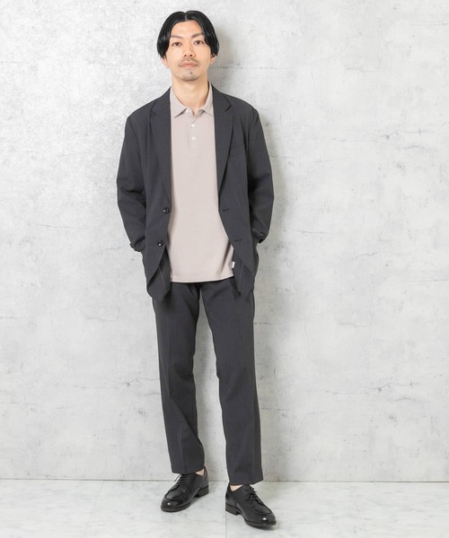 URBAN RESEARCH ROSSO MEN（アーバンリサーチロッソメン）の「『一部WEB限定カラー』『抗菌/防臭』『XLサイズあり』ハイパフォーマンスコットン天竺ポロシャツ（ポロシャツ・メンズ・ネイビー/グレー系その他/ホワイト/チャコールグレー/ブラック/カーキ/オレンジ・LARGE/MEDIUM/SMALL/X-LARGE）」の19枚目の写真