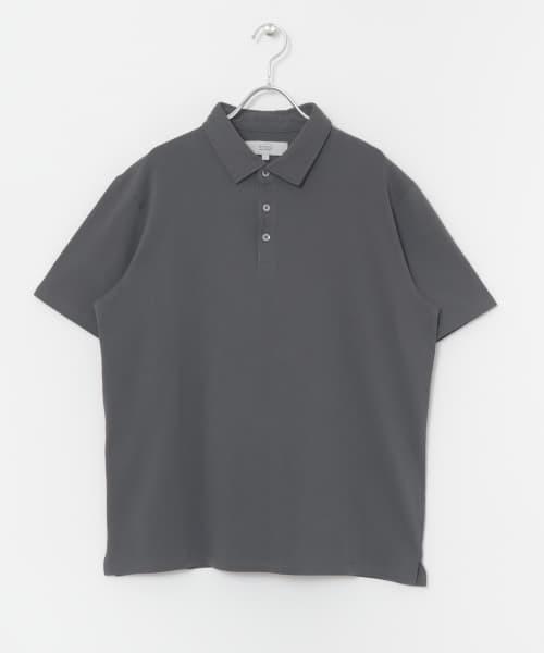 URBAN RESEARCH ROSSO MEN（アーバンリサーチロッソメン）の「『一部WEB限定カラー』『抗菌/防臭』『XLサイズあり』ハイパフォーマンスコットン天竺ポロシャツ（ポロシャツ・メンズ・ネイビー/グレー系その他/ホワイト/チャコールグレー/ブラック/カーキ/オレンジ・LARGE/MEDIUM/SMALL/X-LARGE）」の8枚目の写真