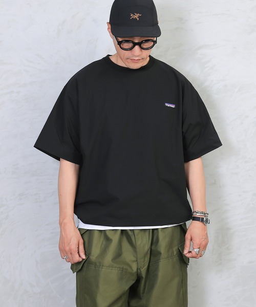 HOUSTON（ヒューストン）の「4WAY ストレッチ　Tシャツ FRFM-008（Tシャツ/カットソー・メンズ・ブラック/ネイビー/オリーブ・L/M/XL）」の2枚目の写真