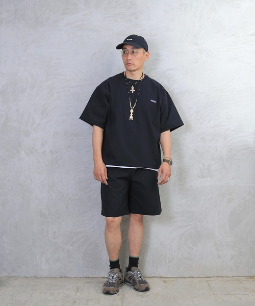 HOUSTON（ヒューストン）の「4WAY ストレッチ　Tシャツ FRFM-008（Tシャツ/カットソー・メンズ・ブラック/ネイビー/オリーブ・L/M/XL）」の18枚目の写真