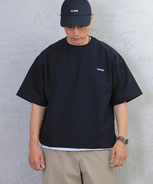 HOUSTON（ヒューストン）の「4WAY ストレッチ　Tシャツ FRFM-008（Tシャツ/カットソー・メンズ・ブラック/ネイビー/オリーブ・L/M/XL）」の22枚目の写真