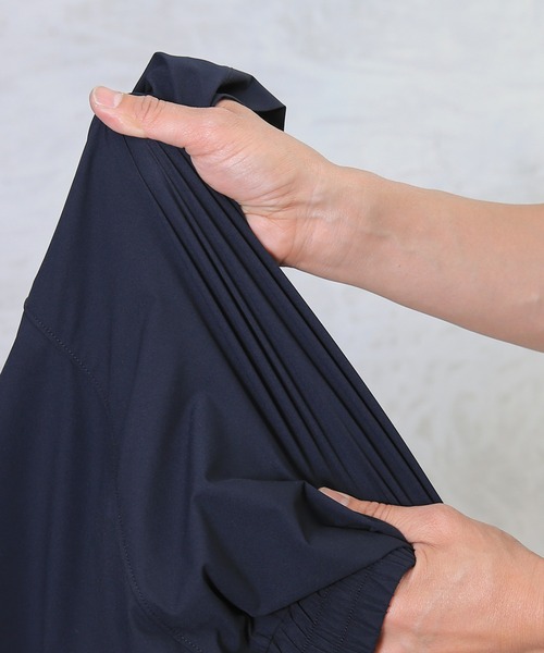 HOUSTON（ヒューストン）の「4WAY ストレッチ　Tシャツ FRFM-008（Tシャツ/カットソー・メンズ・ブラック/ネイビー/オリーブ・L/M/XL）」の10枚目の写真