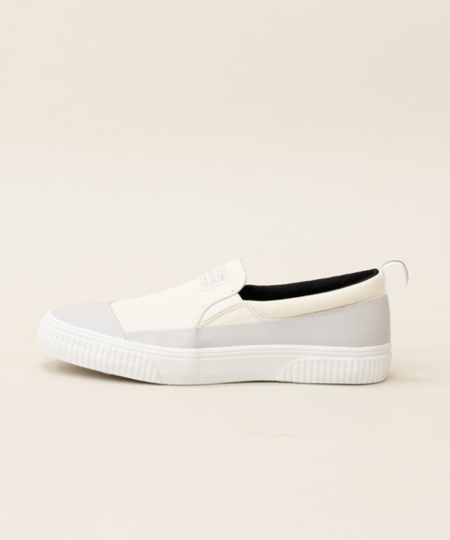 SLACK FOOTWEAR（スラックフットウェア）の「LEPOT/レポット（スリッポン・メンズ・ホワイト×グレー/ブラック/ピンク・23.0cm/23.5cm/24.0cm/24.5cm/25.0cm/25.5cm/26.0cm/26.5cm/27.0cm/27.5cm/28.0cm）」の5枚目の写真