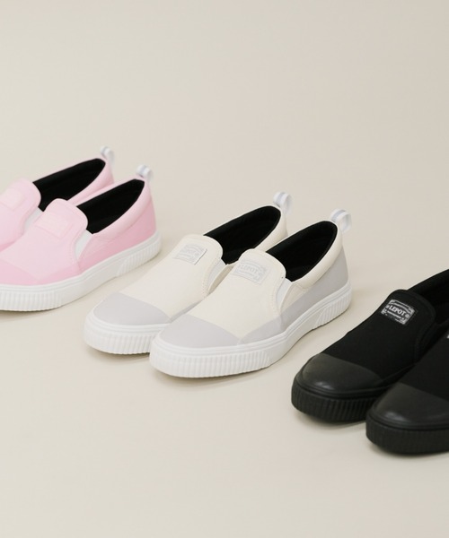 SLACK FOOTWEAR（スラックフットウェア）の「LEPOT/レポット（スリッポン・メンズ・ホワイト×グレー/ブラック/ピンク・23.0cm/23.5cm/24.0cm/24.5cm/25.0cm/25.5cm/26.0cm/26.5cm/27.0cm/27.5cm/28.0cm）」の9枚目の写真