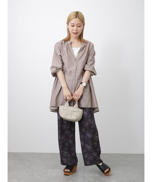 Samansa Mos2 blue（サマンサモスモスブルー）の「ウッドソールサンダル（サンダル・レディース・ダークブラウン/キナリ/ブラック・LARGE/MEDIUM）」の9枚目の写真