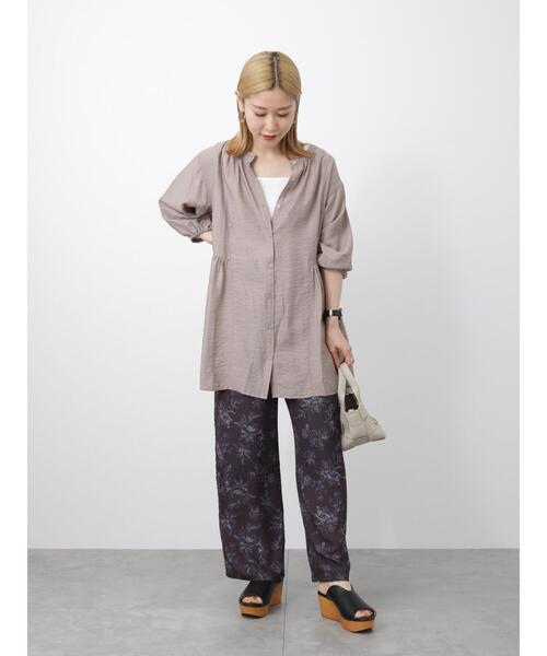 Samansa Mos2 blue（サマンサモスモスブルー）の「ウッドソールサンダル（サンダル・レディース・ダークブラウン/キナリ/ブラック・LARGE/MEDIUM）」の10枚目の写真