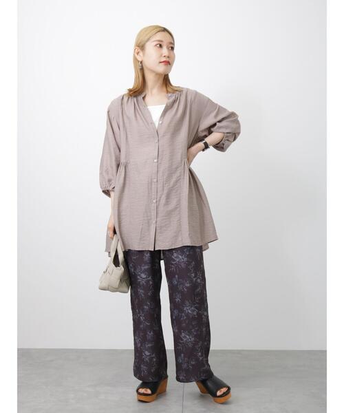 Samansa Mos2 blue（サマンサモスモスブルー）の「ウッドソールサンダル（サンダル・レディース・ダークブラウン/キナリ/ブラック・LARGE/MEDIUM）」の11枚目の写真