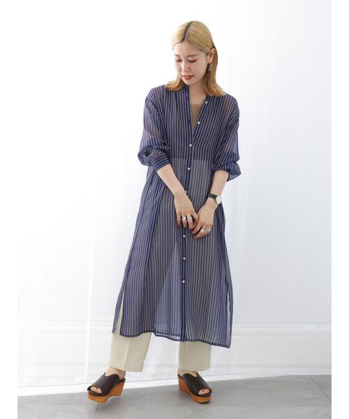 Samansa Mos2 blue（サマンサモスモスブルー）の「ウッドソールサンダル（サンダル・レディース・ダークブラウン/キナリ/ブラック・LARGE/MEDIUM）」の13枚目の写真