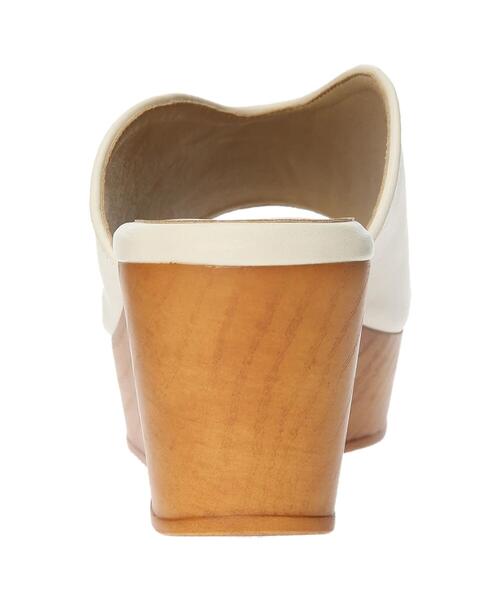 Samansa Mos2 blue（サマンサモスモスブルー）の「ウッドソールサンダル（サンダル・レディース・ダークブラウン/キナリ/ブラック・LARGE/MEDIUM）」の19枚目の写真