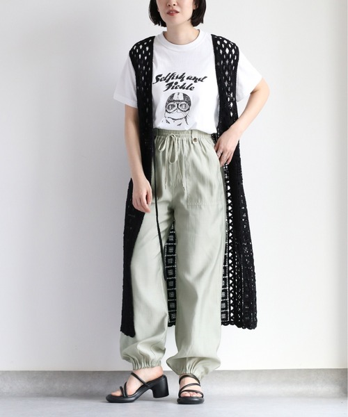 cepo(セポ)の「クロシェニットジレワンピース(ワンピース・レディース・オフホワイト/ブラック・M)」の19枚目の写真
