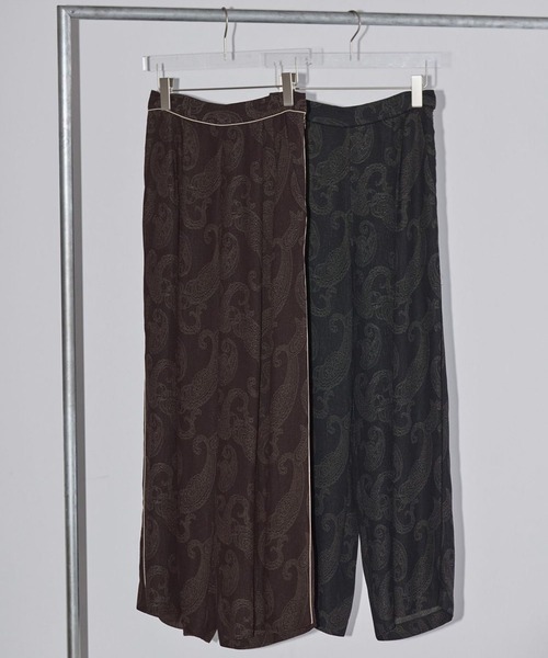 TODAYFUL(トゥデイフル)の「【TODAYFUL/トゥデイフル】ペイズリーラフパンツ(その他パンツ・レディース・ブラウン/ブラック・38/36)」の6枚目の写真