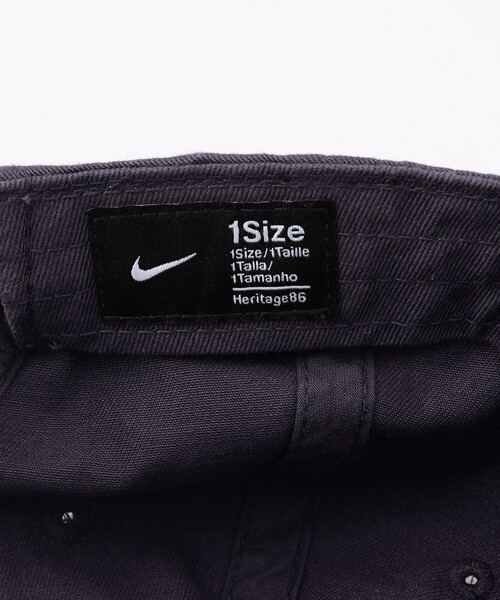 NIKE（ナイキ）の「NIKE/ナイキ ナイキ H86 エッセンシャル スウッシュ キャップ（キャップ・メンズ・インディゴブルー/ベージュ/ホワイト/ブラック・ﾌﾘ-）」の11枚目の写真