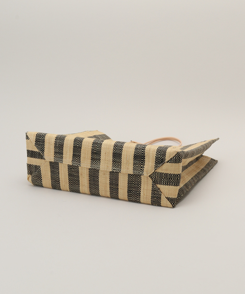 EleSac(エルサック)の「【ELESAC/エルサック】PAPIRO L STRIPE:バッグ(ショルダーバッグ・レディース・ブラック・FREE)」の4枚目の写真