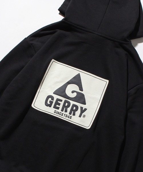 GERRY(ジェリー)の「【GERRY/ジェリー】裏毛 BOXロゴ発砲プリント フーデッドパーカー(パーカー・メンズ・カーキ/アッシュグレー/アイボリー/ダークグレー・LL/L/M)」の18枚目の写真