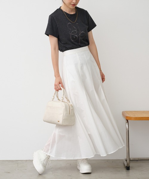 one after another NICE CLAUP(ワンアフターアナザーナイスクラップ)の「エンブレム付きボストンバッグ(ボストンバッグ・レディース・ブラック/アイボリー/モカ・FREE)」の20枚目の写真