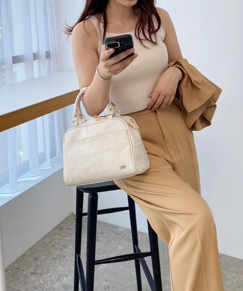 セール】エンブレム付きボストンバッグ（ボストンバッグ）｜one after