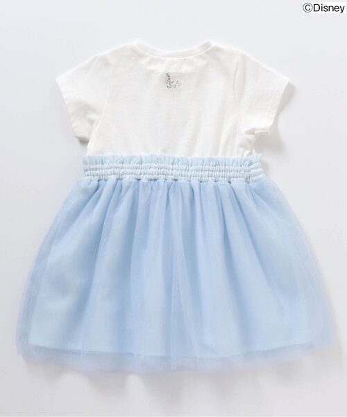 Disney（ディズニー）の「ディズニープリンセス・フローズン/チュールワンピース（ワンピース・キッズ・イエロー/ピンク/ラベンダー/オフホワイト・100/130/90/110/80/120/140）」の6枚目の写真