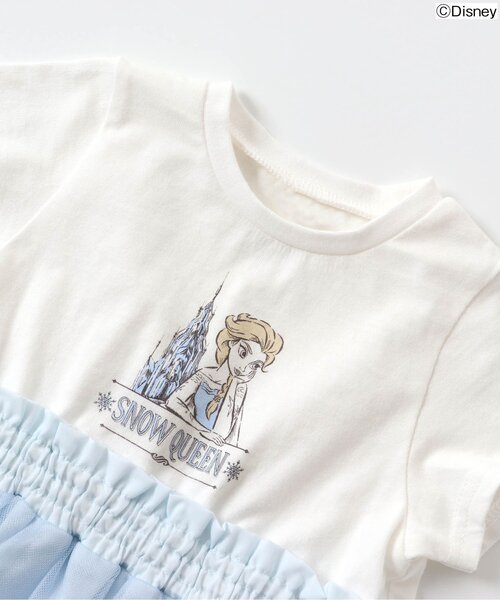 Disney（ディズニー）の「ディズニープリンセス・フローズン/チュールワンピース（ワンピース・キッズ・イエロー/ピンク/ラベンダー/オフホワイト・100/130/90/110/80/120/140）」の9枚目の写真