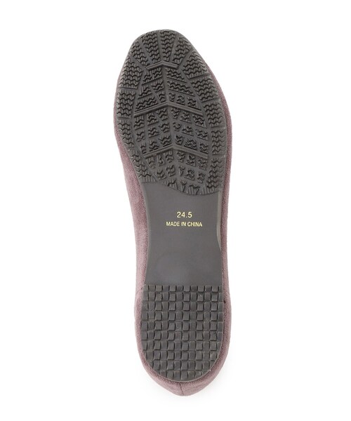 SHOO・LA・RUE（シューラルー）の「◆ストレッチフェイクスエードローヒール（その他シューズ・レディース・パープル系4/ブラック/ブルー/サンドベージュ・25/45/35）」の10枚目の写真