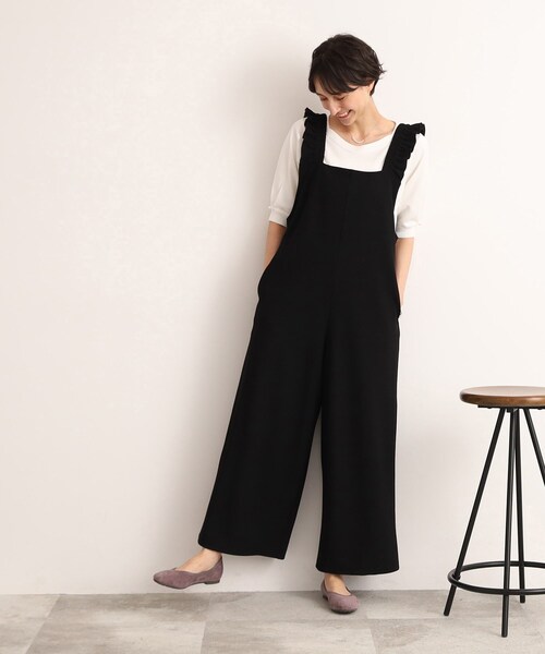 SHOO・LA・RUE（シューラルー）の「◆ストレッチフェイクスエードローヒール（その他シューズ・レディース・パープル系4/ブラック/ブルー/サンドベージュ・25/45/35）」の12枚目の写真