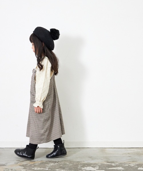 MAKE YOUR DAY(メイクユアデイ)の「ジャンパースカート■80~140cm(ジャンパースカート・キッズ・ベージュ/ブルー/ピンク・120/100/140/110/130/80/90)」の16枚目の写真