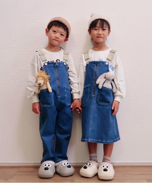 MAKE YOUR DAY(メイクユアデイ)の「ジャンパースカート■80~140cm(ジャンパースカート・キッズ・ベージュ/ブルー/ピンク・120/100/140/110/130/80/90)」の19枚目の写真