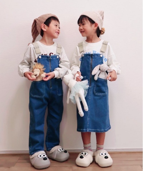 MAKE YOUR DAY(メイクユアデイ)の「ジャンパースカート■80~140cm(ジャンパースカート・キッズ・ベージュ/ブルー/ピンク・120/100/140/110/130/80/90)」の20枚目の写真