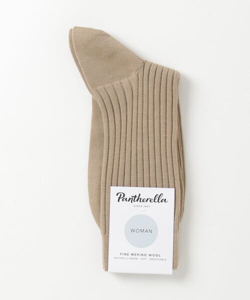 Pantherella(パンセレラ)の「Pantherella / 5×3 リブ ウールソックス(ソックス/靴下・レディース・ブラック/グレー/ブラウン系その他5/ブラウン系その他2/クリーム/レッド系その他/ダークブラウン・ONE SIZE)」の1枚目の写真