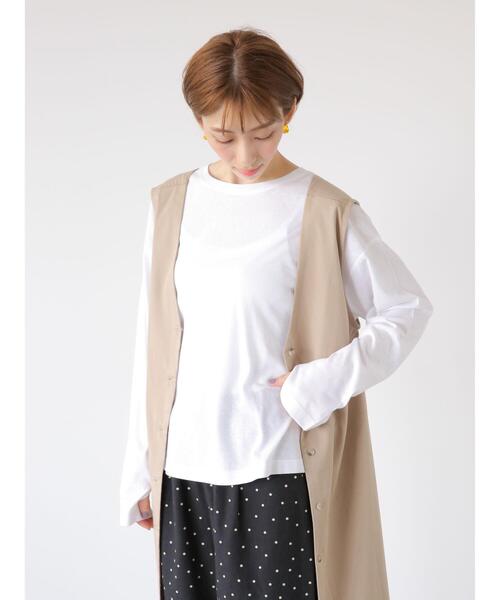 Lugnoncure（ルノンキュール）の「シアースラブトップス（ニット/セーター・レディース・オフホワイト/ブルー/ピンク/ブラック・F）」の2枚目の写真