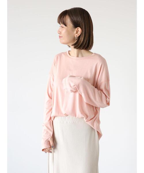 Lugnoncure（ルノンキュール）の「シアースラブトップス（ニット/セーター・レディース・オフホワイト/ブルー/ピンク/ブラック・F）」の5枚目の写真