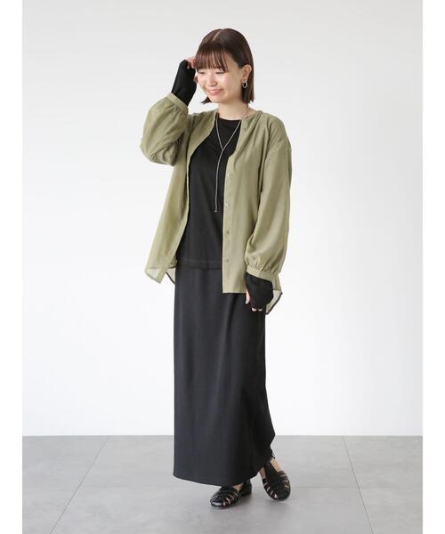 Lugnoncure（ルノンキュール）の「シアースラブトップス（ニット/セーター・レディース・オフホワイト/ブルー/ピンク/ブラック・F）」の9枚目の写真