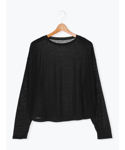 Lugnoncure（ルノンキュール）の「シアースラブトップス（ニット/セーター・レディース・オフホワイト/ブルー/ピンク/ブラック・F）」の19枚目の写真