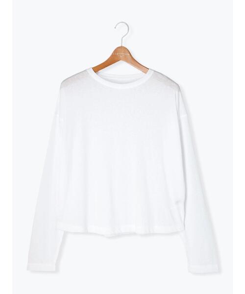 Lugnoncure（ルノンキュール）の「シアースラブトップス（ニット/セーター・レディース・オフホワイト/ブルー/ピンク/ブラック・F）」の20枚目の写真